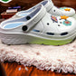LADIES CLASSIC FASHION CLOGS SLIDE WITH STICKER ACCESSORIES – Various Colours Available