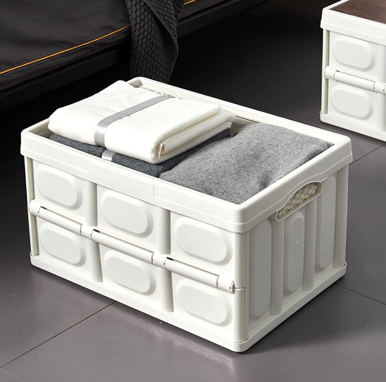 MHome Multifunctional Foldable & Stackable Storage Box
