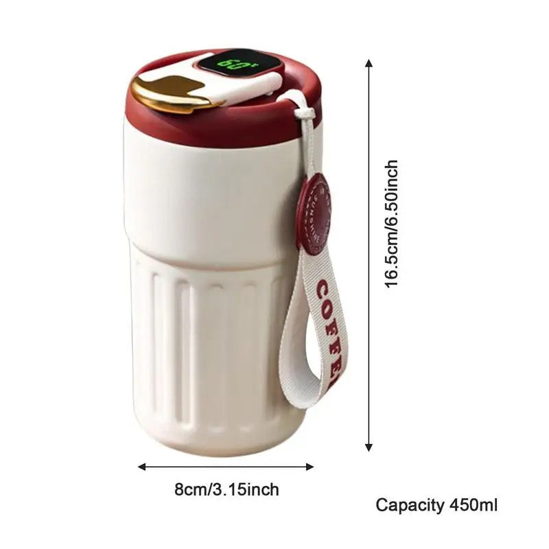 Smart Vacuum Flask Water Digital Vacuum Led Temperature Display Hydroflask Portable Travel Leak Proof Coffee Mug For Camping