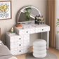 MFURN Contemporary Modern Vanity Set White