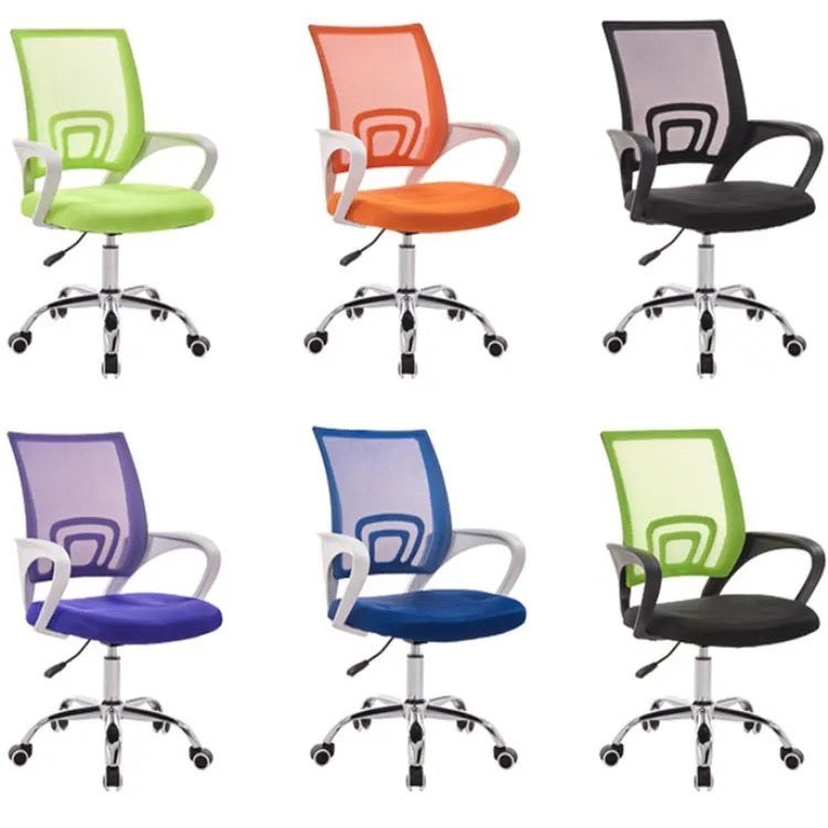 Office Chair Ergonomic Computer Chair Home Armchair Task Study Typist Chair Mid Back - Various Colours