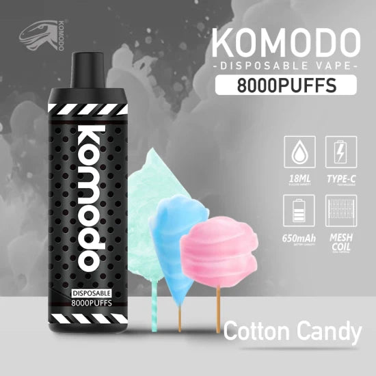 KOMODO 8000Puffs Disposable Vape 50MG