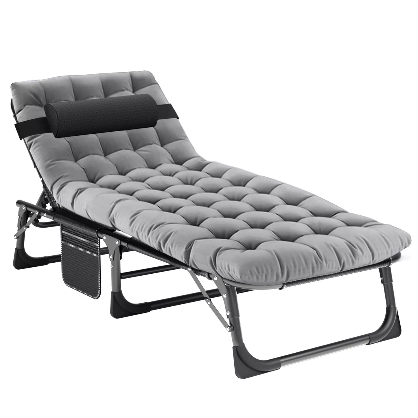 Camping Cot Outdoor Bed Foldable & Adjustable