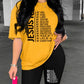 Christian Shirts for Women Dressy Casual Round Neck Jesus Print Bible Verse Christian Tops Casual Comfy Tops Shirts Inc Pants 2pc
