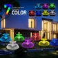 MHome Solar Garden Jellyfish Light 4-Pack – 7-Color Changing Outdoor Lights