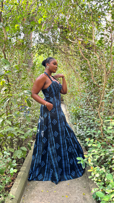 Ladies African Inspired Maxi Dress-Various Options