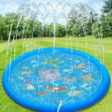 MKids Sprinkler for Kids, Splash Pad, and Wading Pool Blue