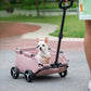 Pet Travel Stroller Dog Cat, Dog Pram Ultra Light for Travelling Shopping Walking Playing.