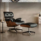 MFURN Eames Inspired Mid Century Lounge Chair & Foot Stool