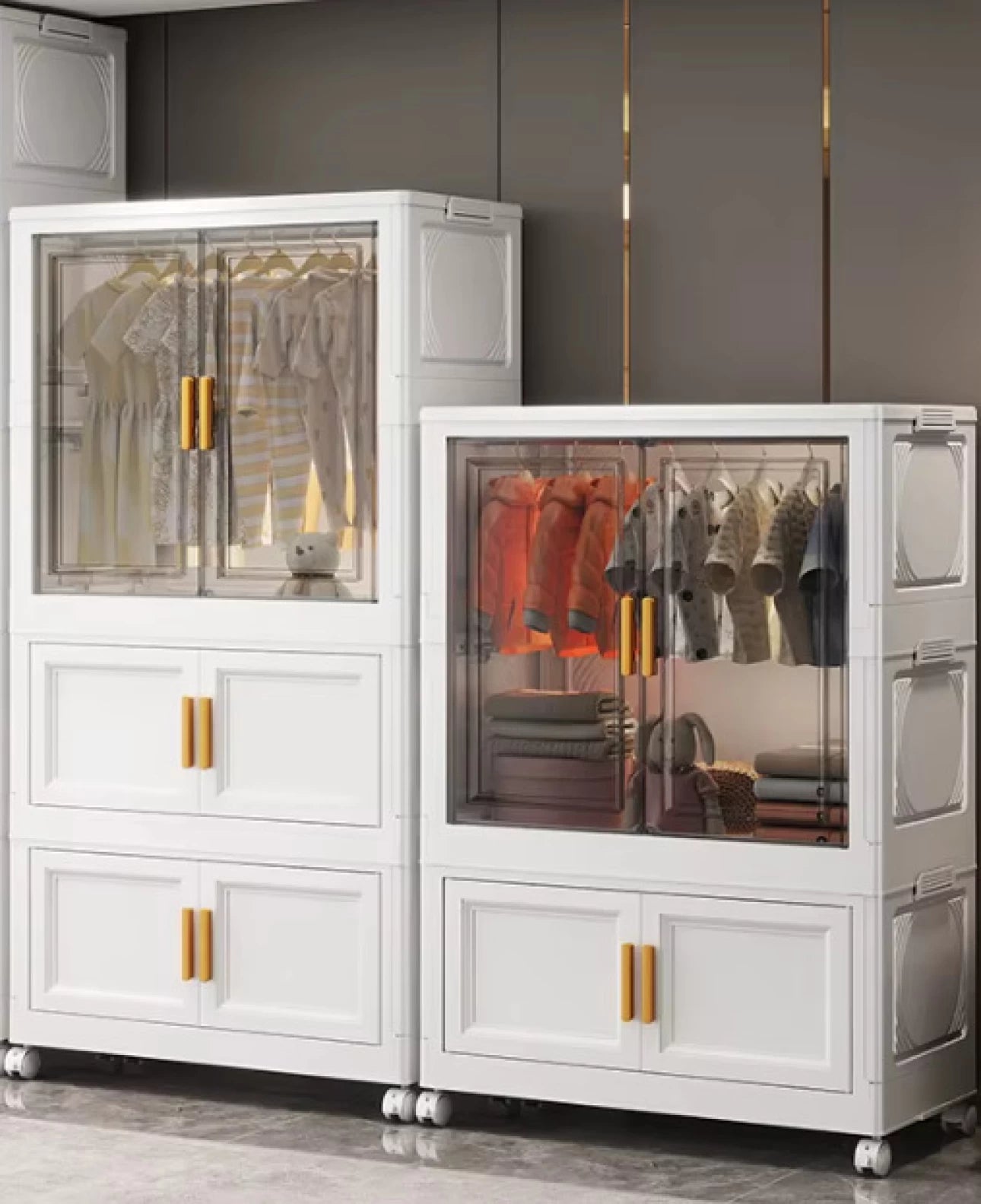 MHome Multipurpose Folding Clothes Closet-Various Options