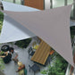 MHome Sunshade Net Triangular UV Protection, For Outdoor Patio, Garden Gazebo, Pool Decks-Various Options