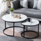 Nesting End Table Round Coffee Table Set of 2 -Various Colours