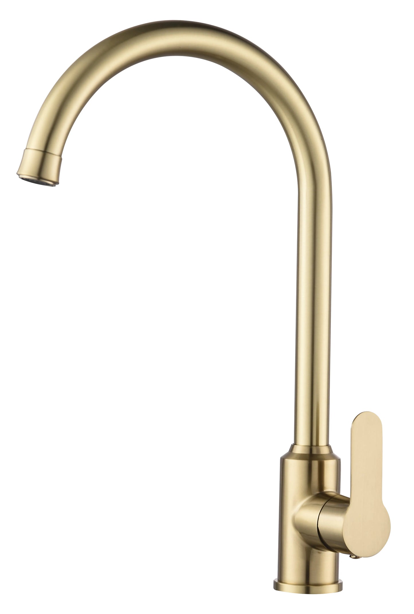 MHome Stainless Steel Swivel Spout Sink Faucet – Curved Tube Various Options