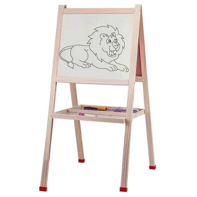 Foldable Magnetic Wooden Easel Board