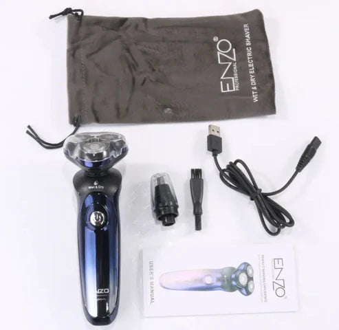 ENZO Professional USB Rechargeable Man Cordless Beard Shaver