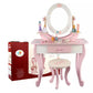 Generic
Toddler Fantasy Vanity Beauty Dresser Table Play Set with Chair, Fashion & Makeup Accessories for Kid and Pretend Play, Toy,Wooden Dressing Table And Stools, Dresser Table,3,4,5 Age Kids (PINK)
