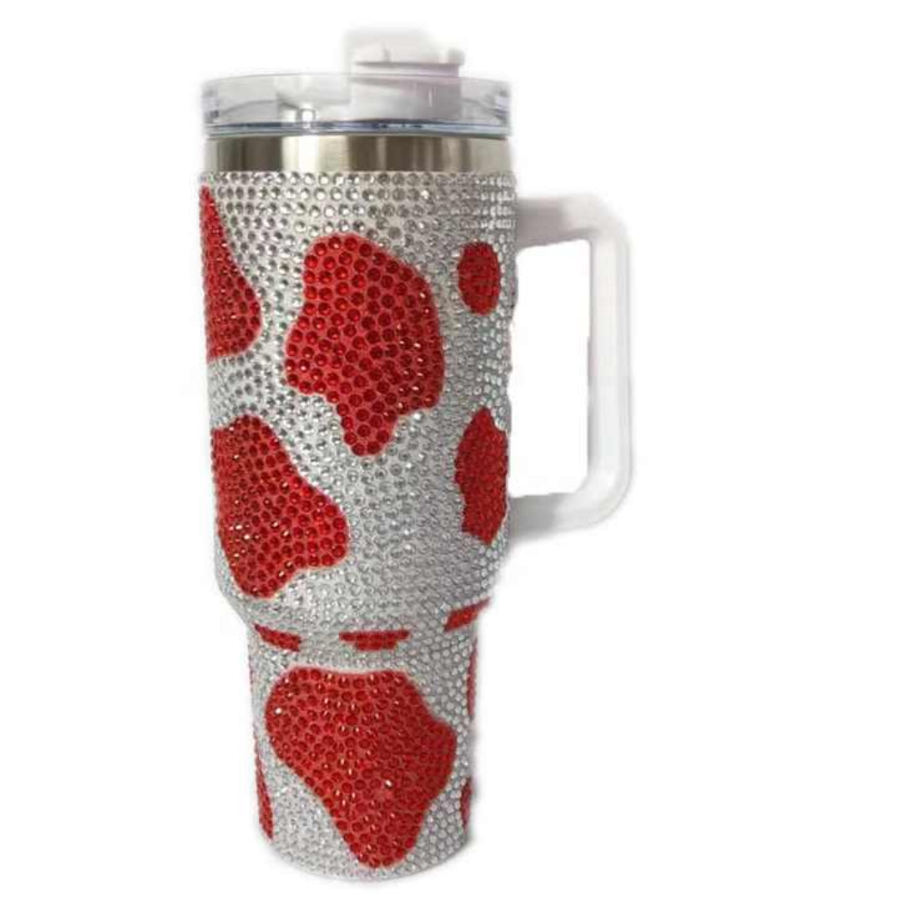 COW STUDDED TUMBLER (straw included) 40oz
