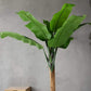 Artificial Banana Tree - Crack Banana Tree - Artificial Plant Floor (with Pot),2.5M