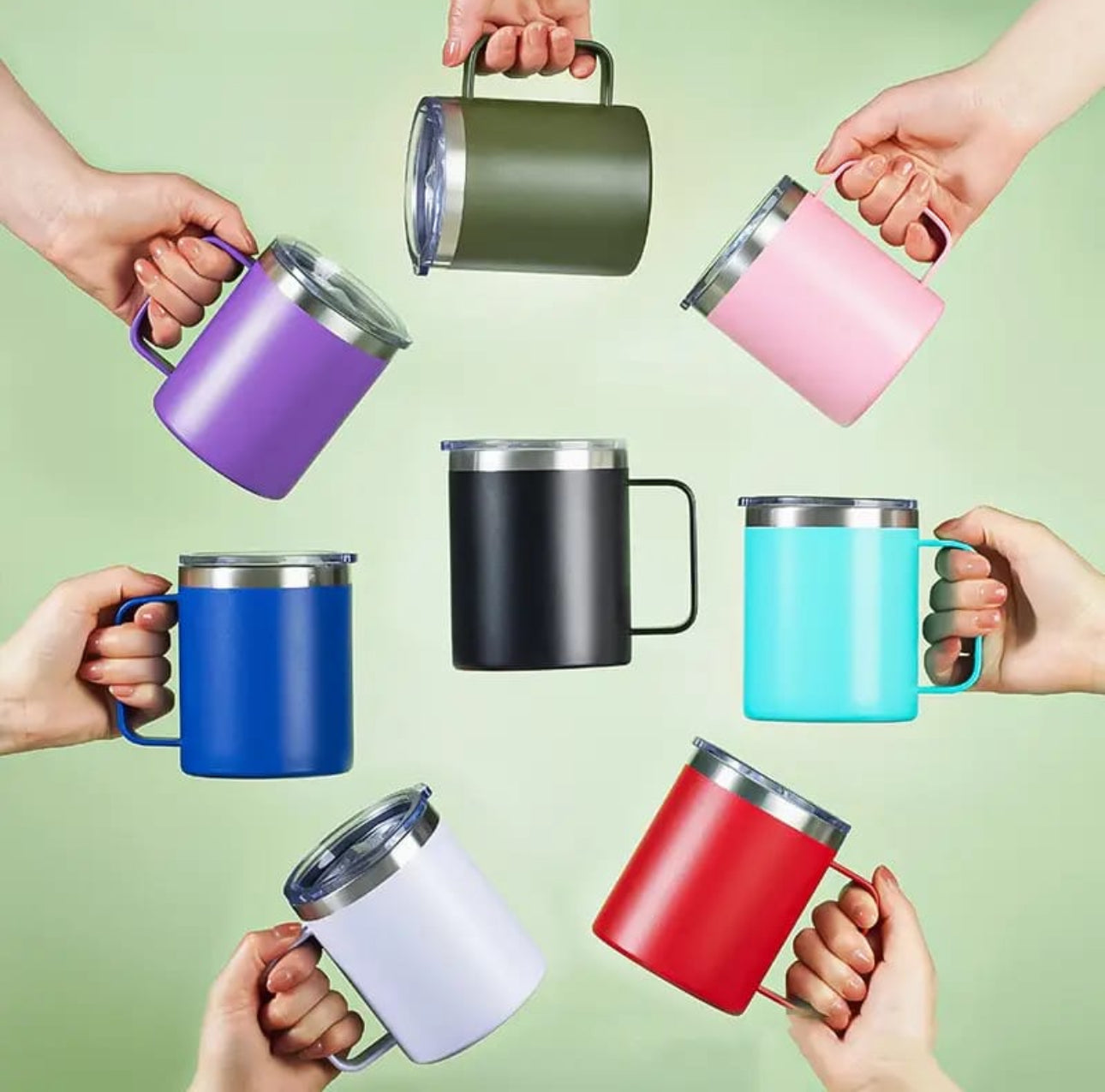 Luscious Stainless Steel Vacuum Mug With BPA-Free Lid - 360ml
