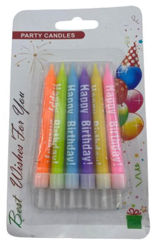 Happy Birthday Candle 6pcs