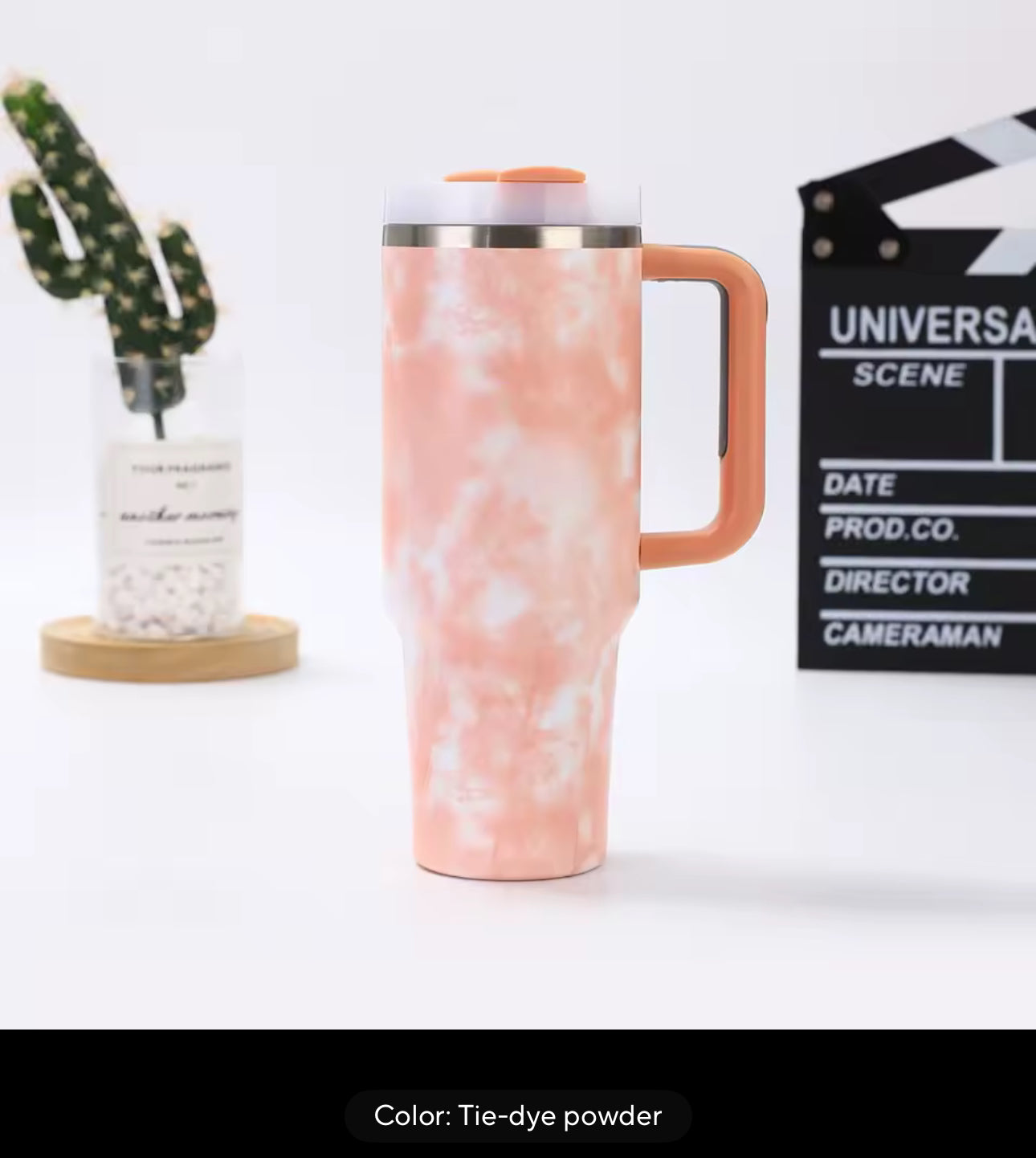 M-Home 1200ml Stainless Steel Thermal Bottle Cup with Handle, Lid & Reusable Straw – Leakproof, Double-Wall Insulated, Dishwasher Safe, Hot &amp; Cold Drink Travel Tumbler