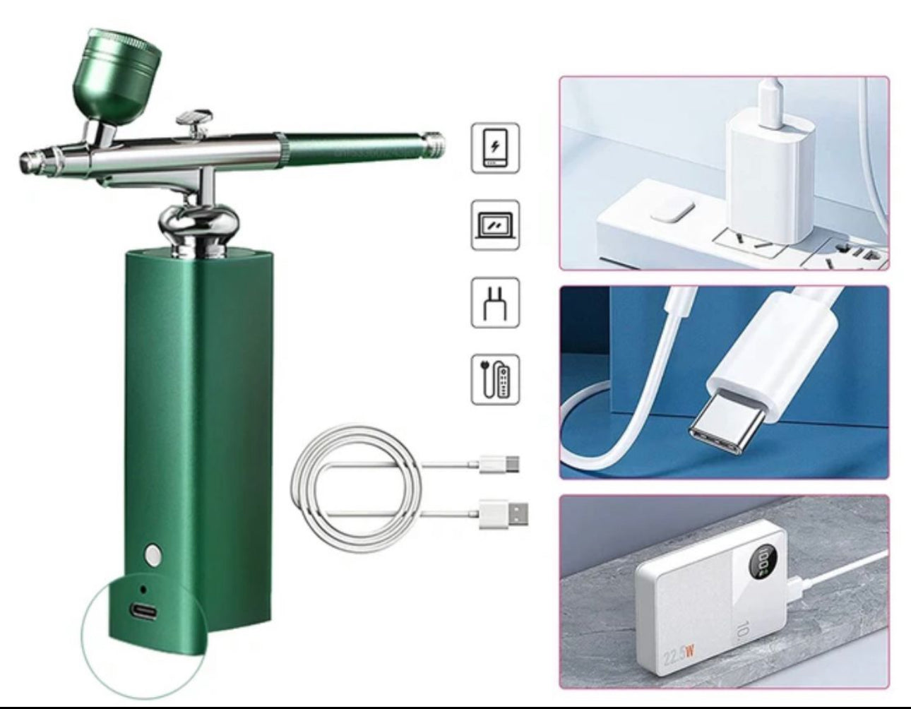 Mini Facial Oxygen Injector Square