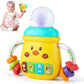 Baby Bottle Early Education Machine With Light Music Portable Colorful Puzzle Toy Birthday Chirstmas Gift