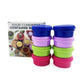 Set Of 8 Colorful Condiment Bowls with Lid