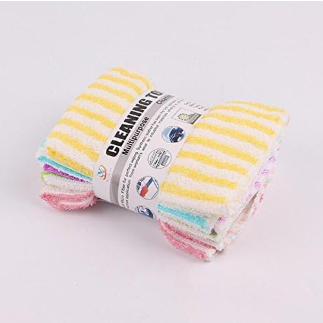 Multi-Purpose Micro Fiber Cleaning Towel 5pc Pack