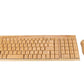 Wireless Bamboo Wooden Keyboard & Mouse