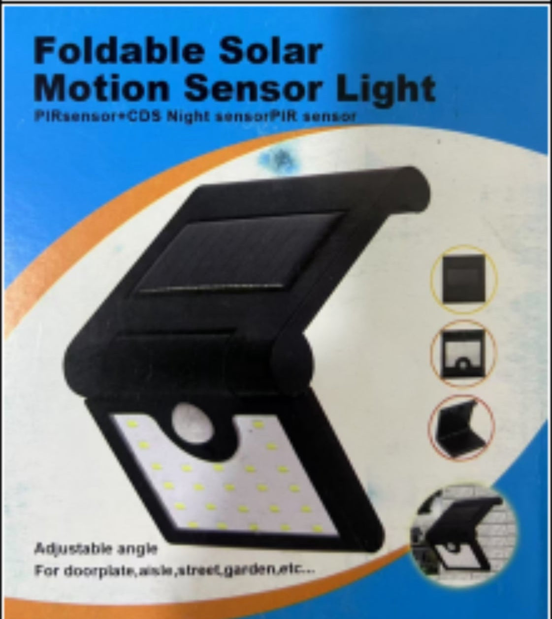 MTech Solar Powered LED Wall Light