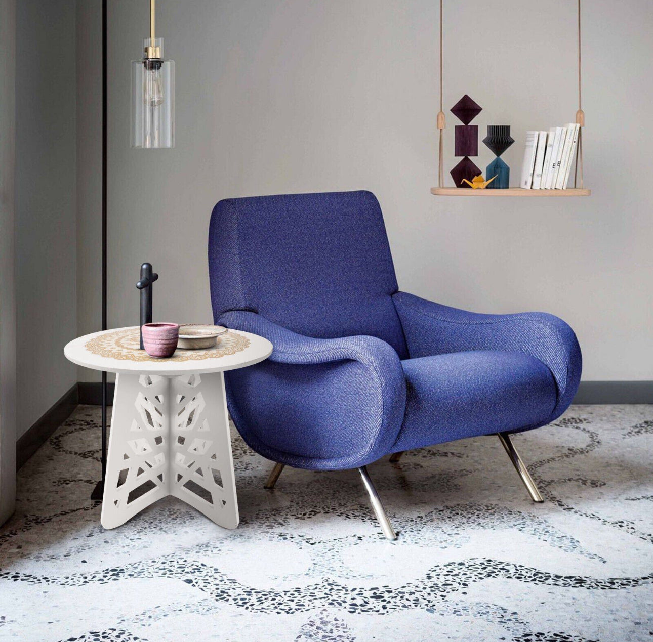 Side Stand/Table White