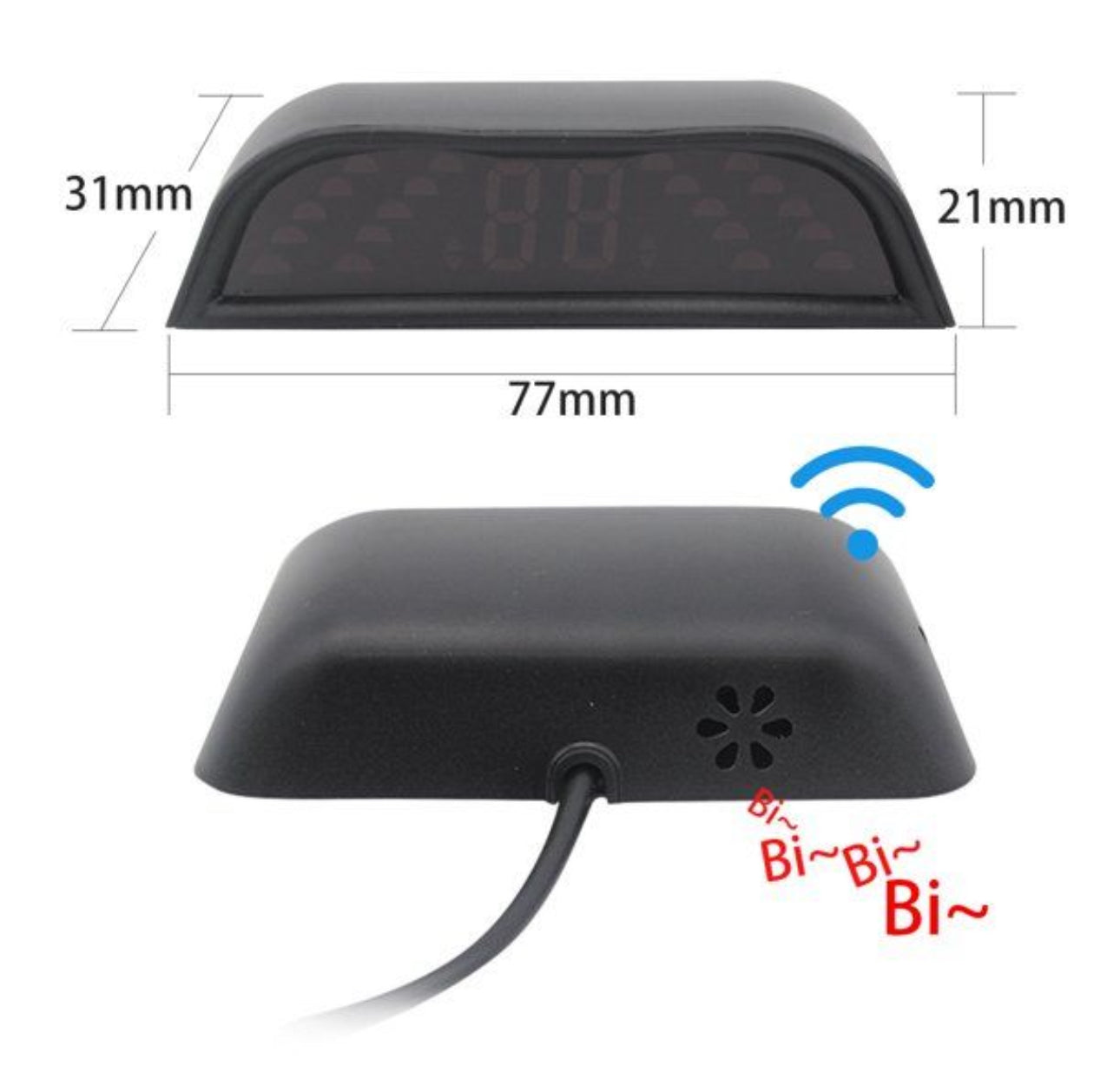 LED Display Car Parking System With 4 Reverse Sensors