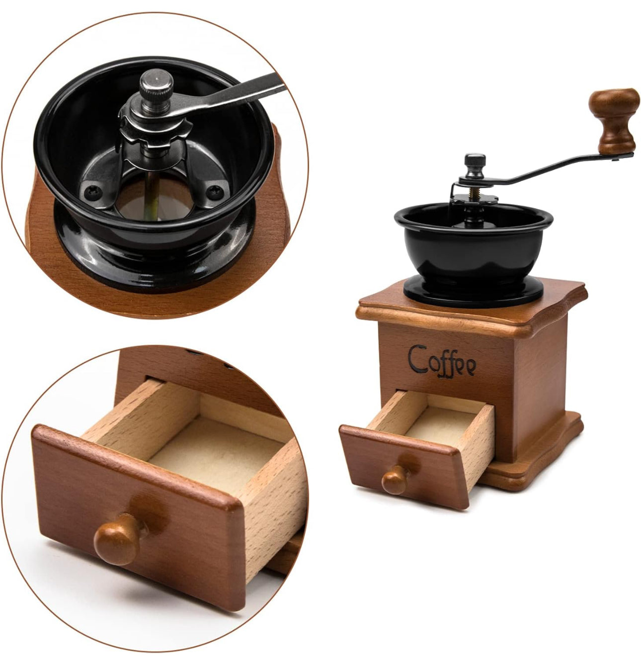 Coffee Grinder Classical Wooden