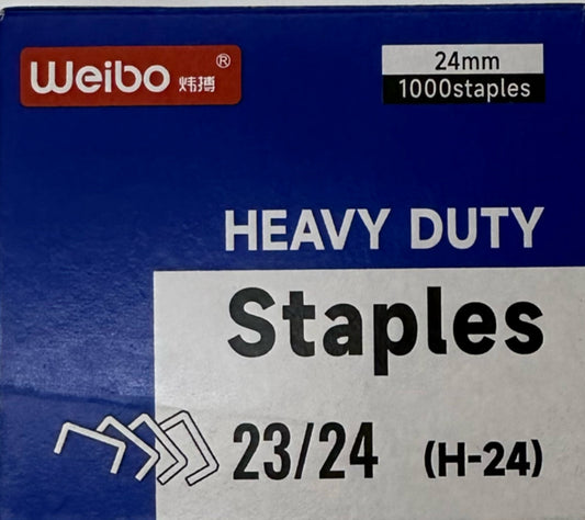 Heavy Duty Staples 24mm Box 1000