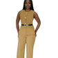 Ladies Stylish Jumpsuit 2pc Set-Various Colours