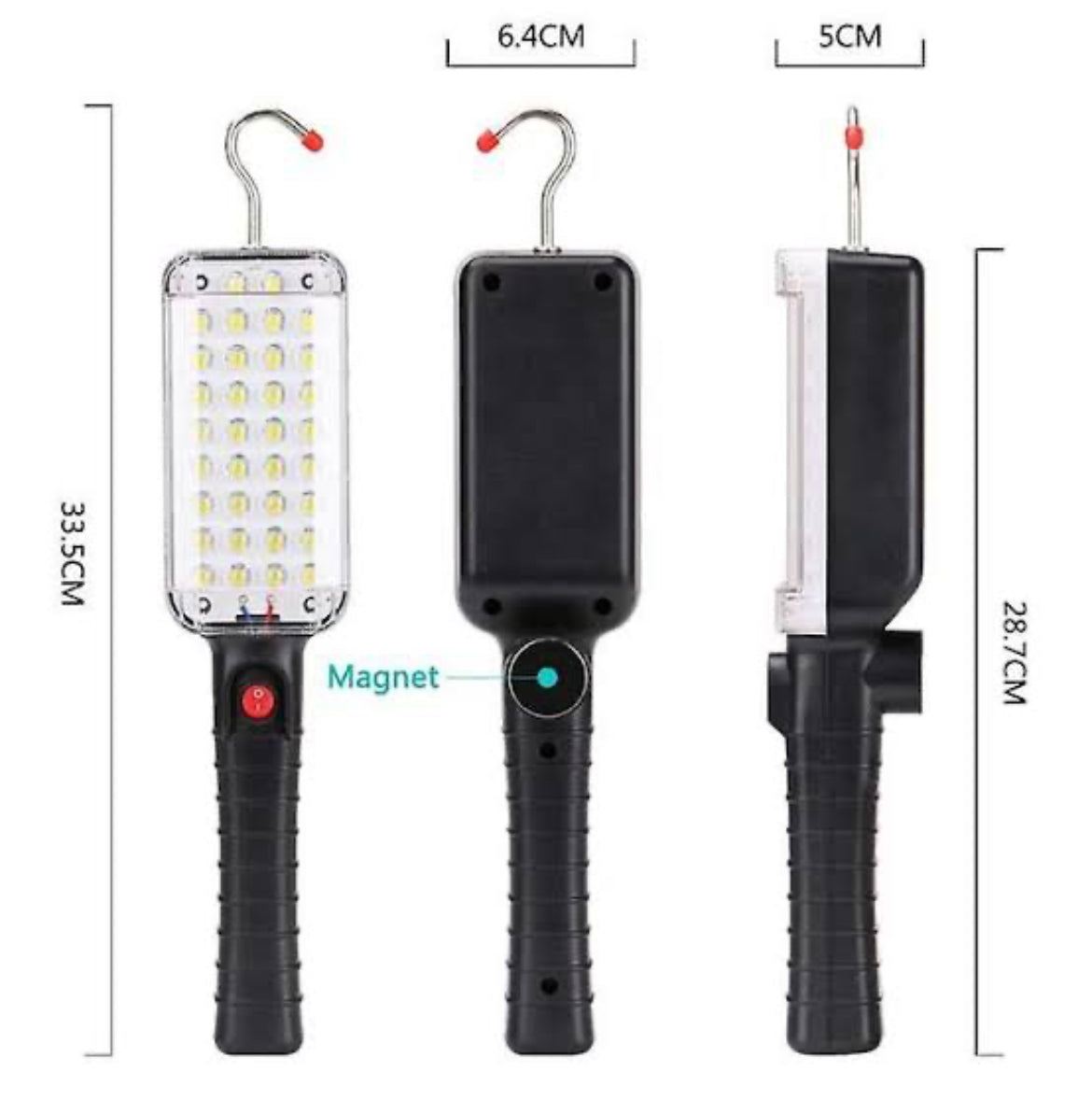 Portable USB Rechargeable COB LED Flashlight Torch Lantern Work Light Night Light Camping Lamp