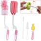 Bottle Brush, Practical 5 Pcs Feeding Bottle Cleaning Brush, Soft for Washing Cleaning Baby Bottle Feeding Bottle