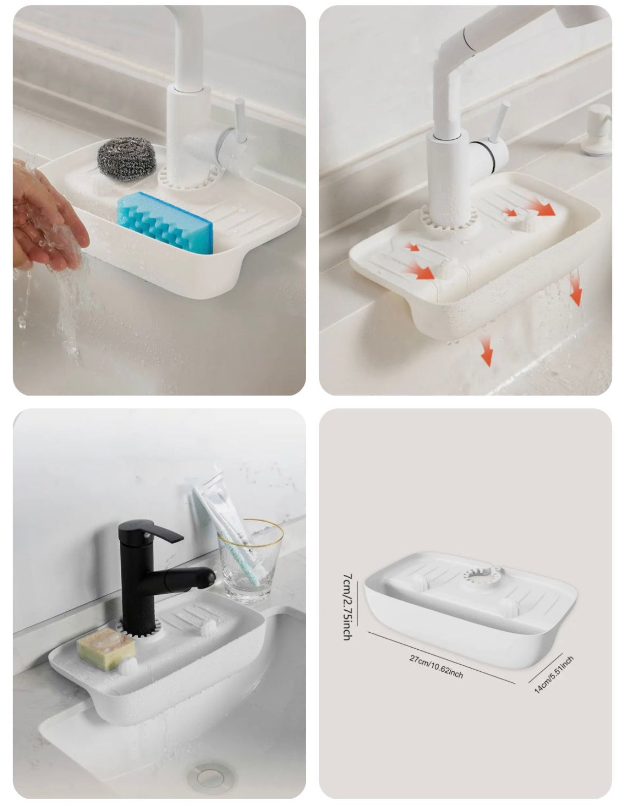 Silicone Sink Faucet Organiser