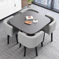 Modern Marble Top (MDF) Dining Table and Chairs Set 5pc