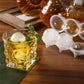 Four Hole Whiskey Round ice Hockey Mold,Bar Ice Cube Ball Maker,Round Ice Hockey Reusable Summer Ice Maker Home Kitchen Ice Hockey Mold