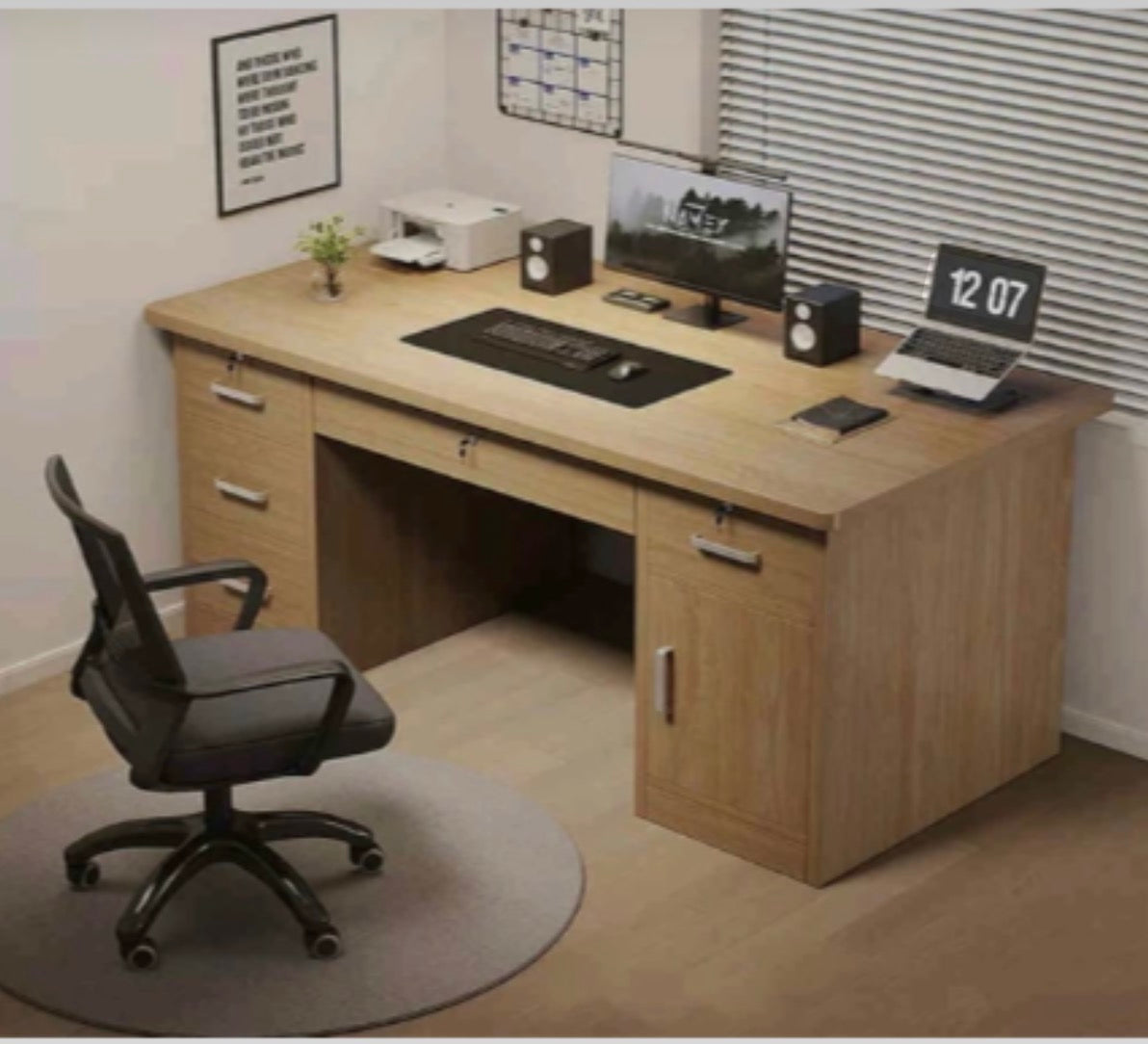 MFURN Modern Executive Desk-Various Colours