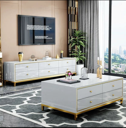 MFurn Luxury TV Stand & Coffee Table 2pc