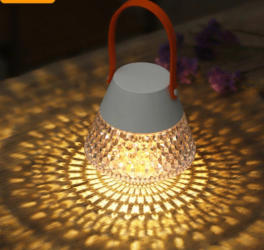 Rechargeable Crystal Camping Lamp
