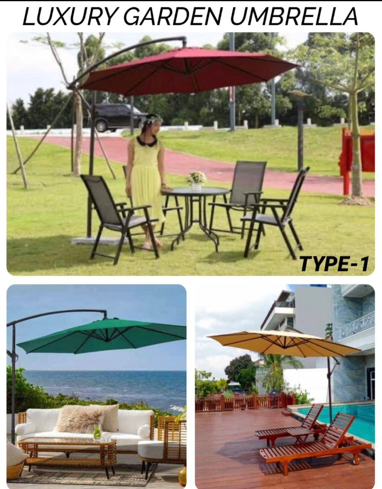 Luxury Garden Umbrella