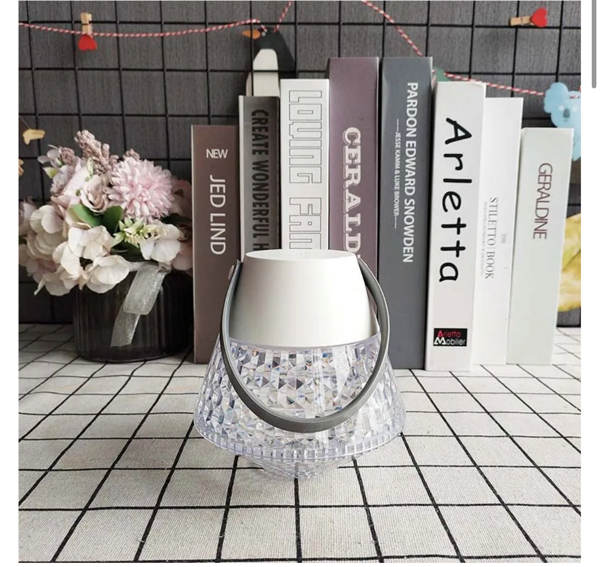 Rechargeable Crystal Camping Lamp