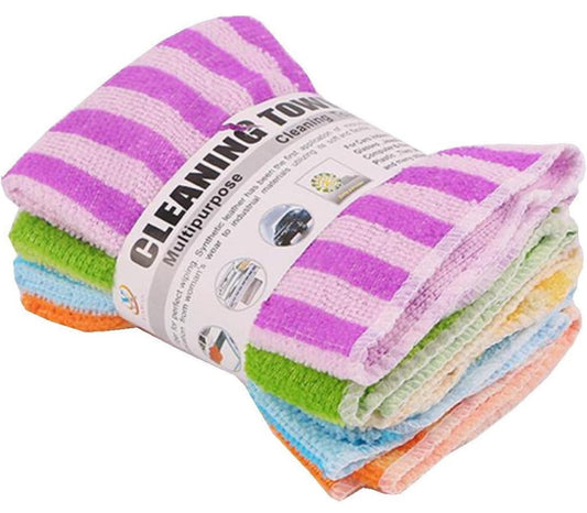 Multi-Purpose Micro Fiber Cleaning Towel 5pc Pack