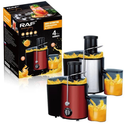 RAF R.2817 1000W Centrifugal Juicer Extractor with Dual Speed & Stainless Steel Filter
