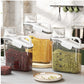 Airtight Measurement 1500ml Food Storage Container - Gray