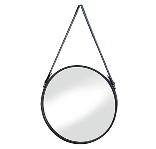 MHome Econo Round Mirror Black 40cm